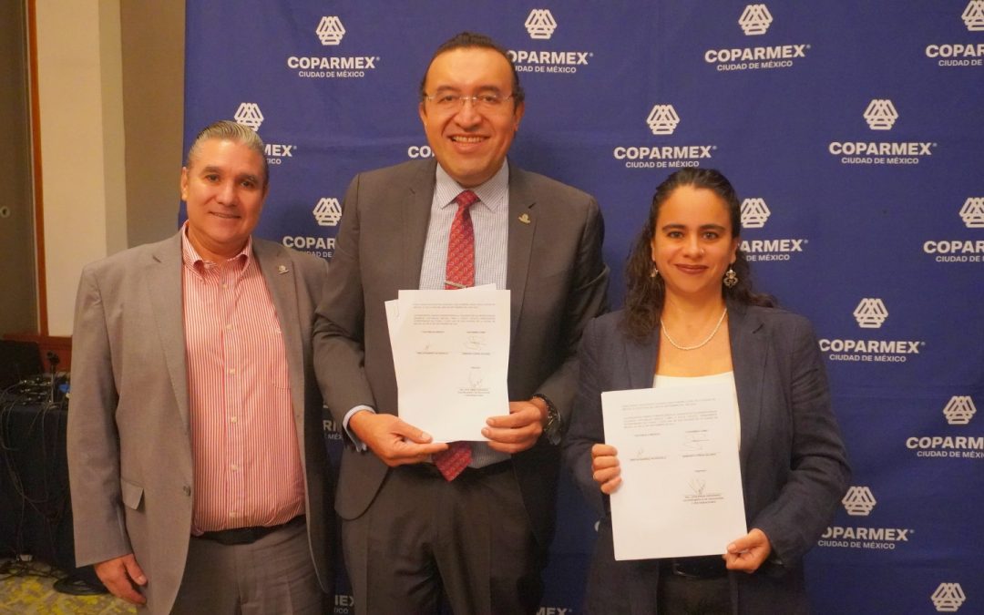 Firmamos convenio con COPARMEX Ciudad de México